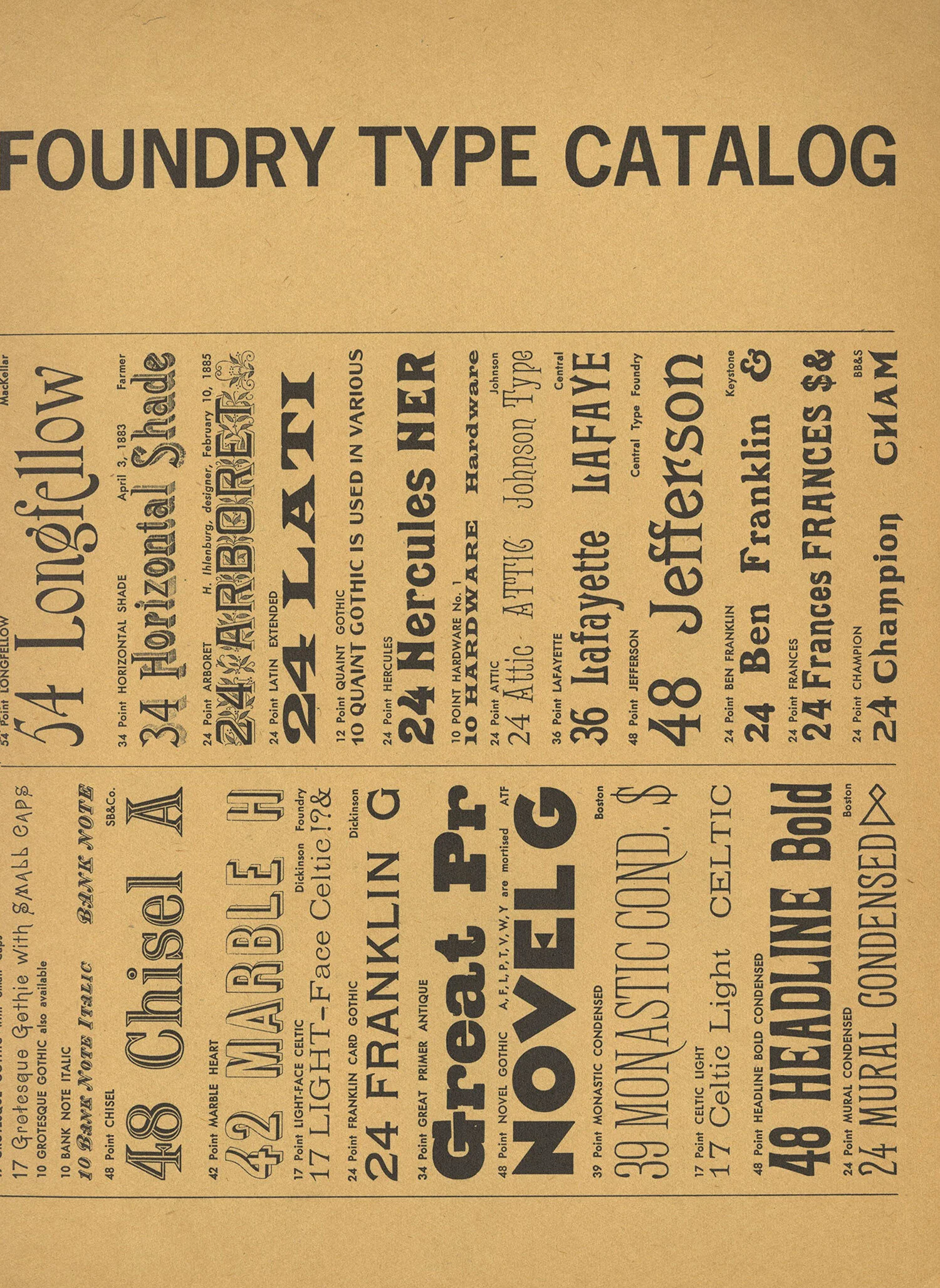 Press Wood Type Catalog — The Peculiar Manicule