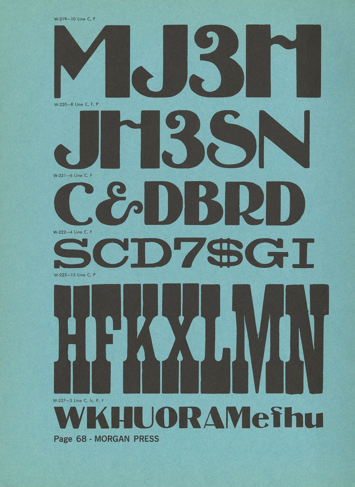 Press Wood Type Catalog — The Peculiar Manicule