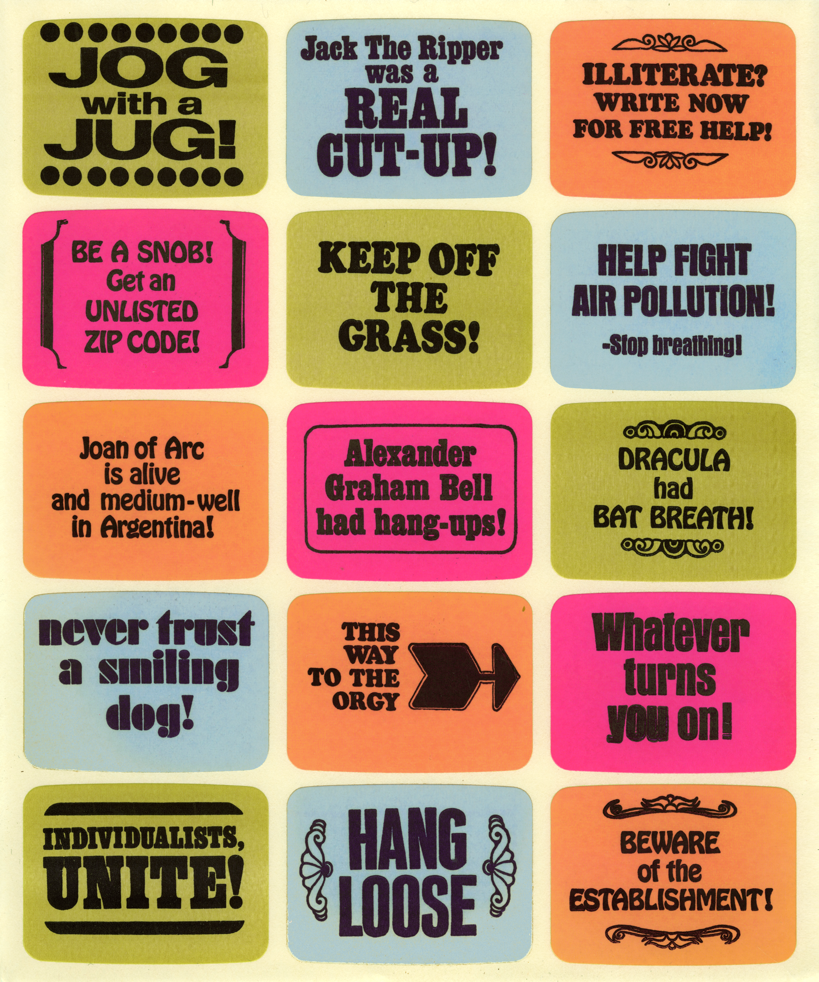 HALLMARK STICKERS