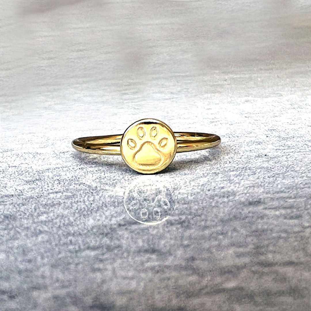 Tiny Paw Ring - Gold.jpg