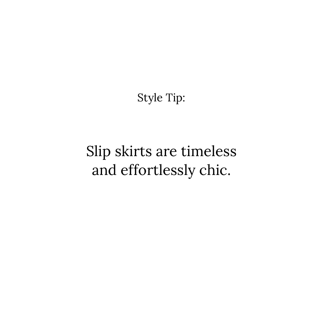 Slip Skirts: Timeless and Effortlessly Chic!