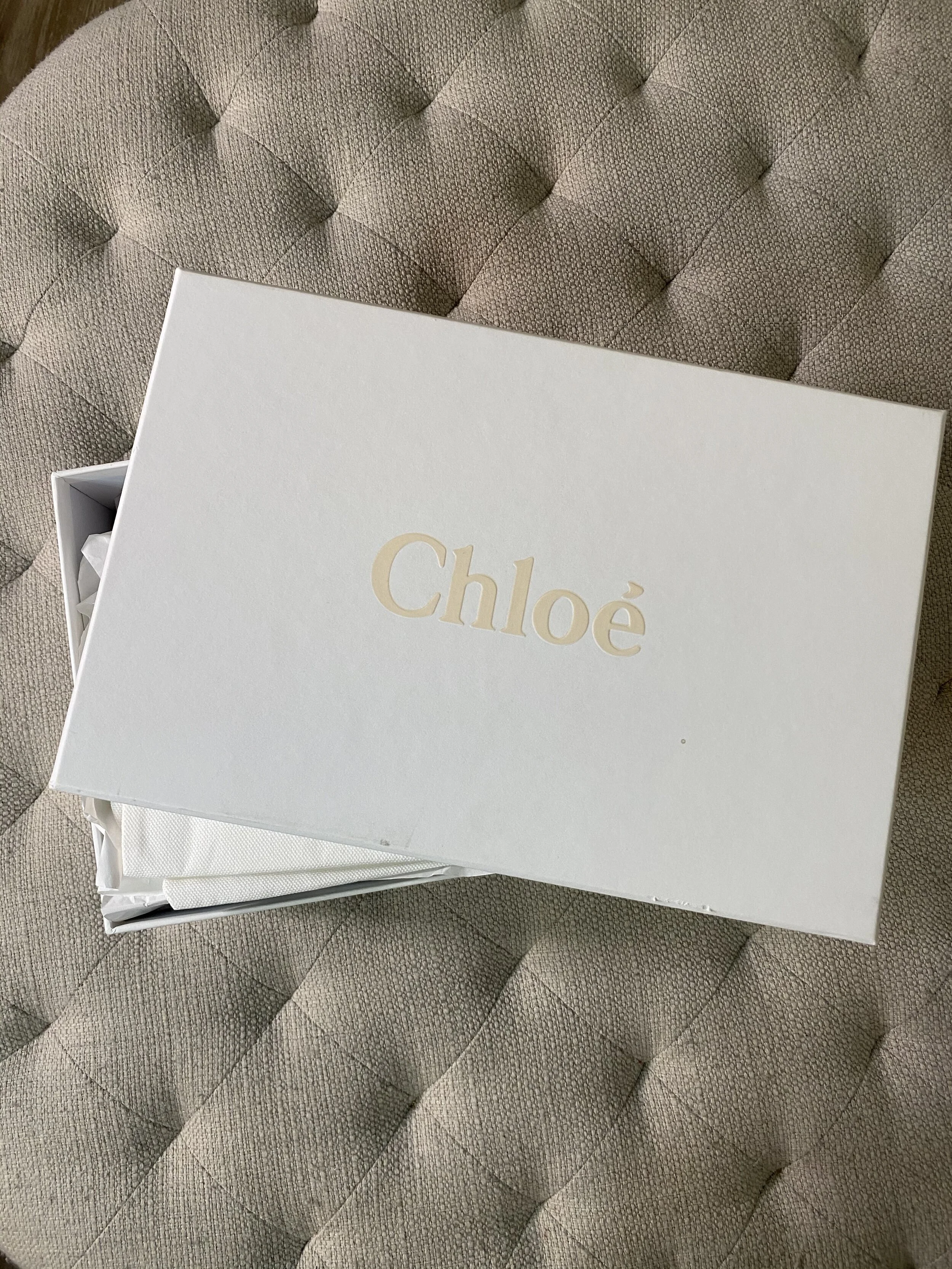 Chloè Wooden Flat Mule (Canvas) Sandals!