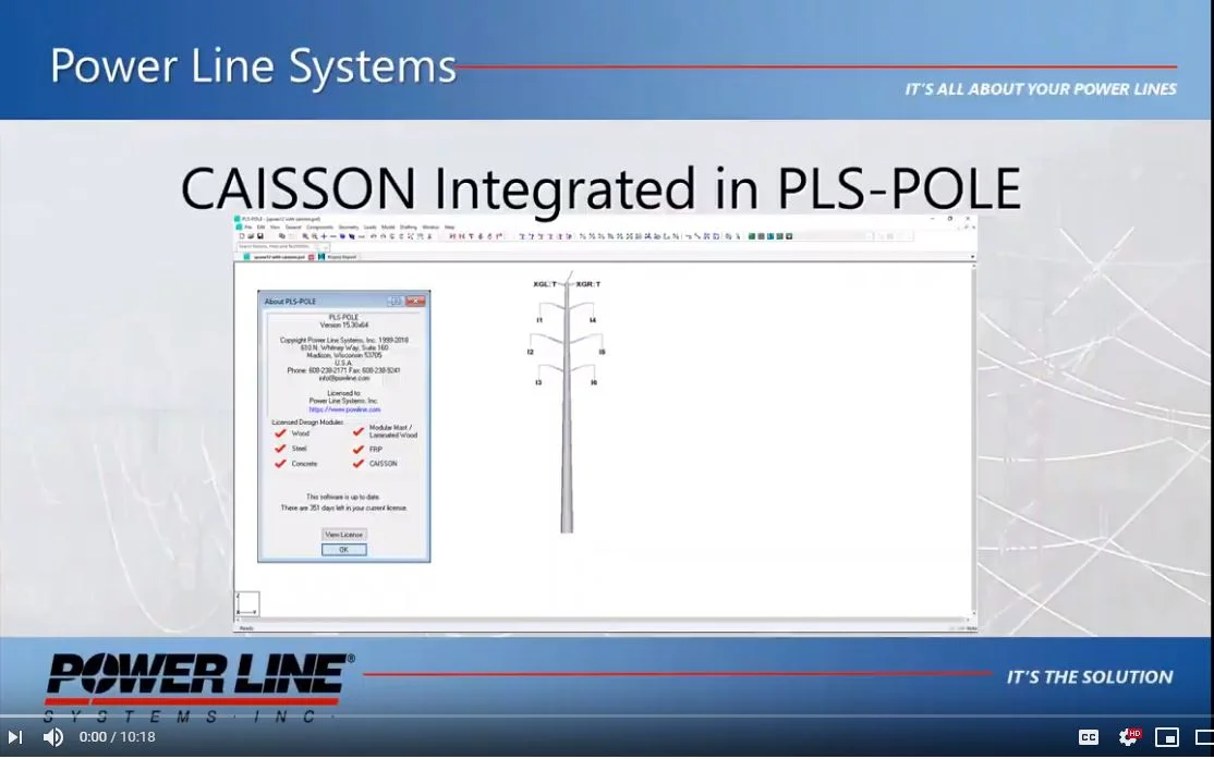 Video: PLS-POLE with Integrated CAISSON