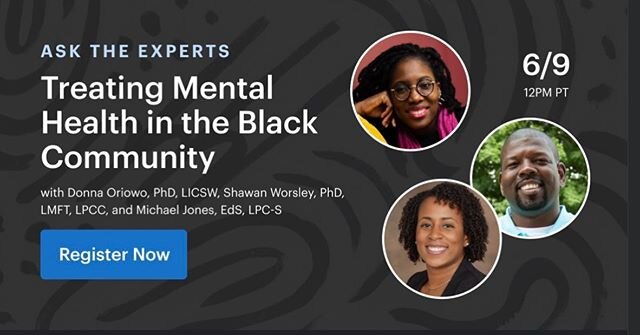 e x p e r t // Free from Simple Practice: 
Learn how you can better serve your clients from therapists and trainers Donna Oriowo, Shawan Worsley, and Michael Jones.

This 90-minute, interactive Q&amp;A webinar will include discussion of current and h