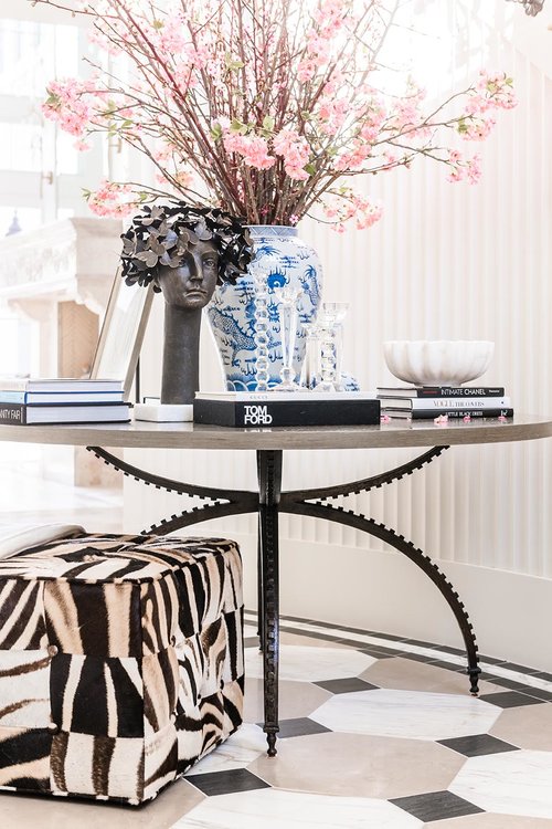 Rachel Parcell's Entry | Alice Lane Interior Design | Photo by Rebekah Westover