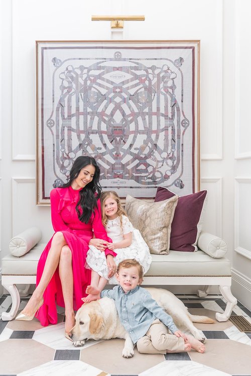 Rachel Parcell's Entry | Alice Lane Interior Design | Photo by Rebekah Westover