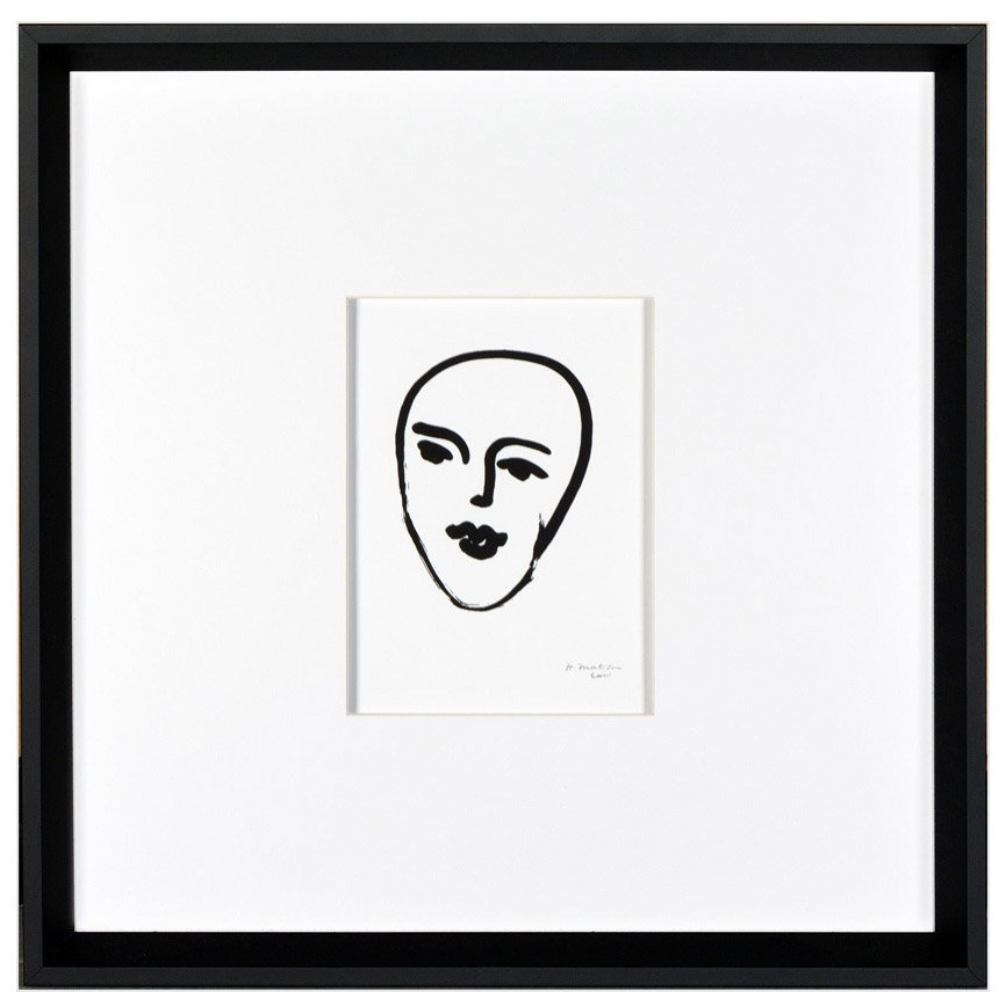 MATISSE FACE DRAWING