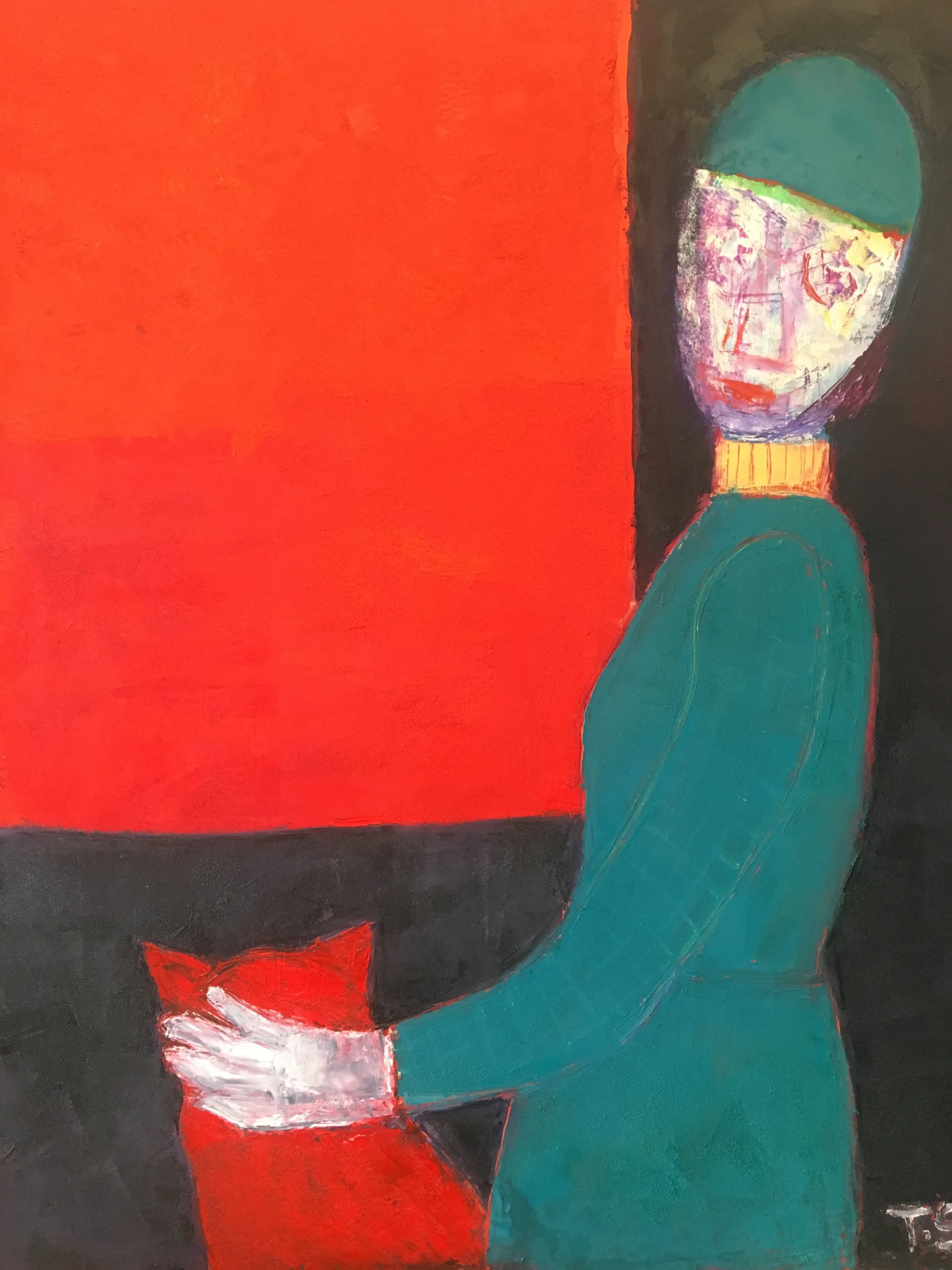 Here and now.2016. Oil on canavas. 100x80cm. (1).JPG