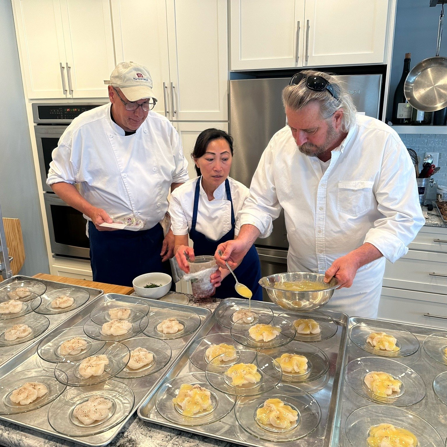 What a trio- Chef Robert Wiedmaer, Chef Robert McGowan and Chef Jessie!

Last week's At the Table with Robert Wiedmaier was a treat! 

Missed this one? Don't worry- our next is scheduled for Friday, June 21st.

#nothymetocook #robertwiedmaier #winepa