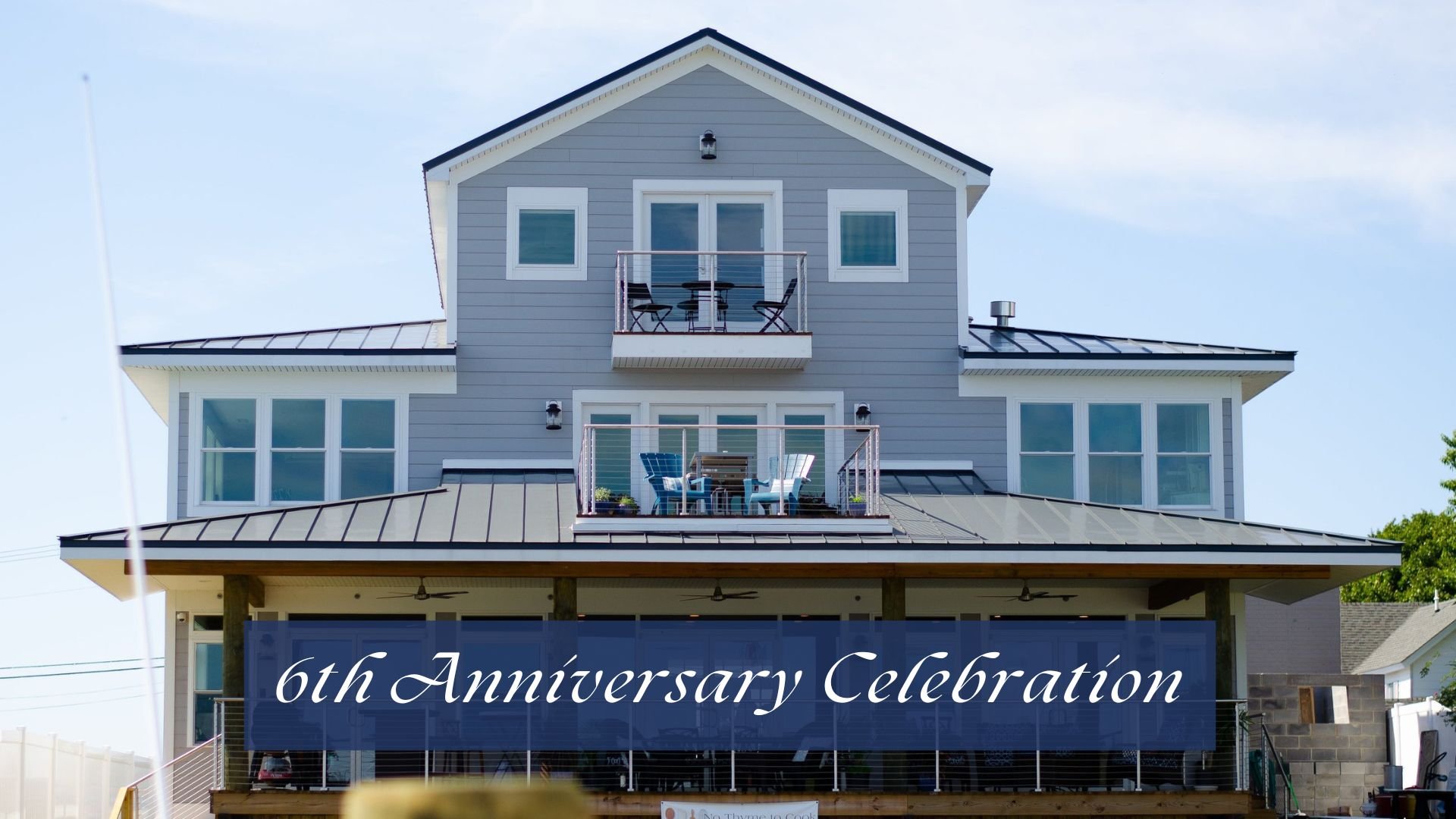 We're celebrating our 6th Year Anniversary on Friday, May 17 from 6-9pm and you are invited! Grab a drink, sway to live music, &amp; enjoy delicious nibbles while sharing the space with friends, whether old or new, to ring in another amazing year her