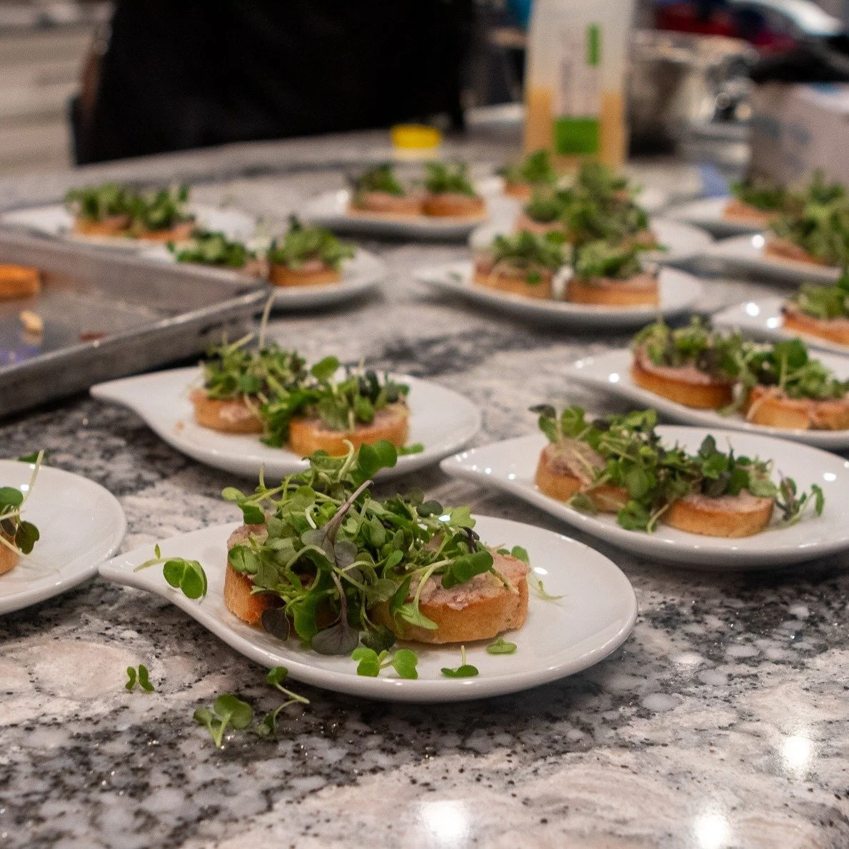 The perfect menu for an evening draped in mystery, elegance, and Southern charm. 🕯️✨

AMUSE BOUCHE Fried Okra with Garlic Aioli

APPETIZER Roast Bone Marrow Canap&eacute;s

MAIN COURSE Braised Short Ribs with Mashed Potatoes &amp; Stewed Greens