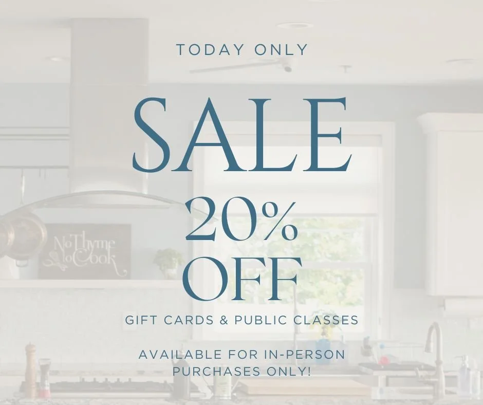 🎄✨ Christmas Walk Special! ✨🎄
Enjoy 20% off Public Classes and Gift Cards during the Christmas Walk&mdash;available for in-person purchases only! Stop by, soak in the holiday spirit, and grab the perfect gift while enjoying the festive waterfront v