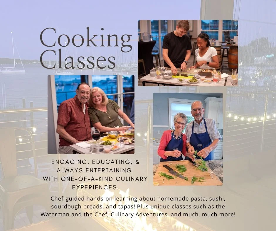 Give the gift of a delicious experience this season 🎄✨
Warm up the winter months with a cooking class by the water&mdash;where festive flavors, good company, and beautiful views come together.

www.NoThymeToCook.com