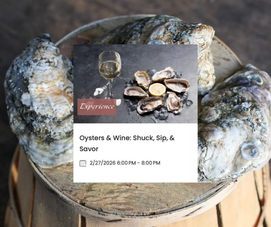 Looking ahead never tasted so good ✨
February, March, &amp; April classes &mdash; now listed with menus on our website 🥂🍽️
&rarr; www.nothymetocook.simpletix.com