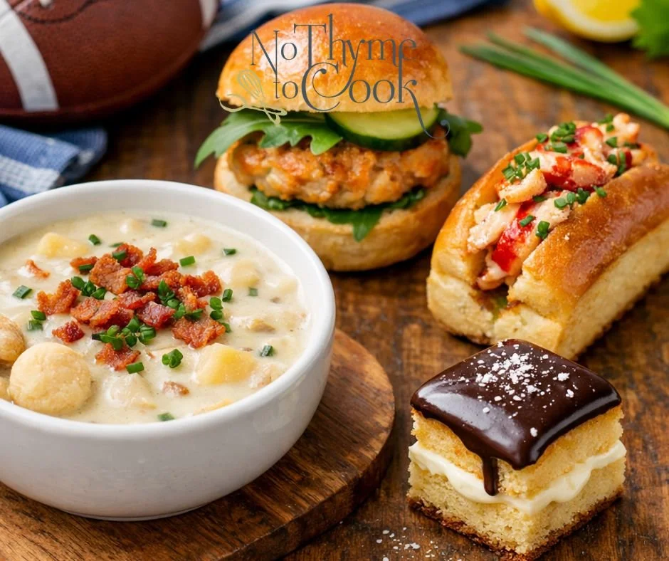 🍴 Coast-to-Coast Game Day Flavors! 🏈
If you&rsquo;ve been loving our recent recipe drops, you&rsquo;re in for a treat! We just served up four delicious posts that bring a little of the best from both coasts!

✨ Boston Cream Pie Bites 
🐟 Wild Salmo