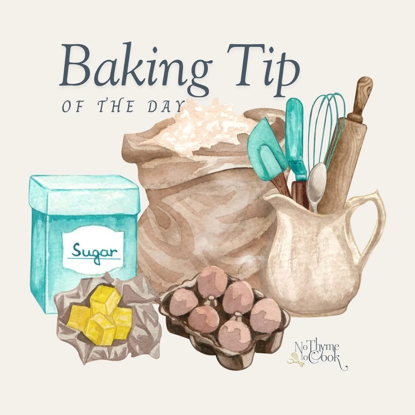 🍰 Baking Tip of the Day
Always bring your ingredients to room temperature before baking&mdash;especially eggs, butter, and milk. This helps everything mix more evenly, creating a smoother batter and a better texture in your final bake.

It&rsquo;s a