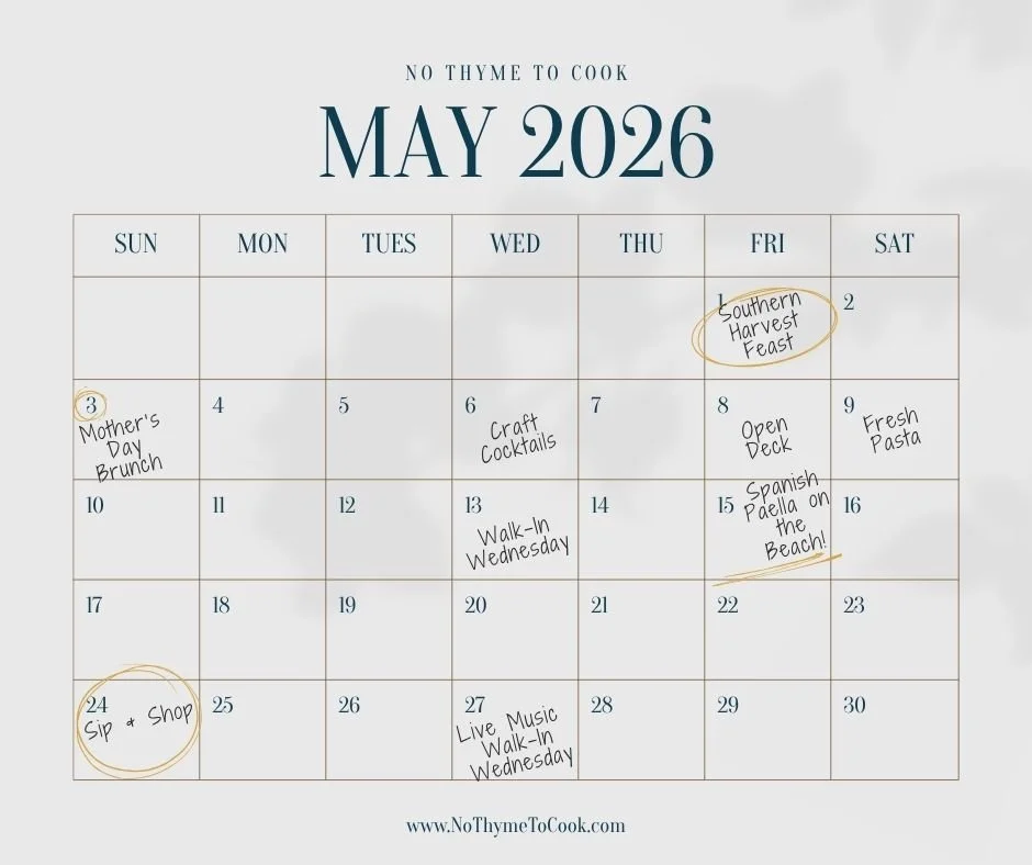 🍽🍷🌊✨ Pick your class. Schedule the date.
Explore the full calendar + book now:
www.nothymetocook.com