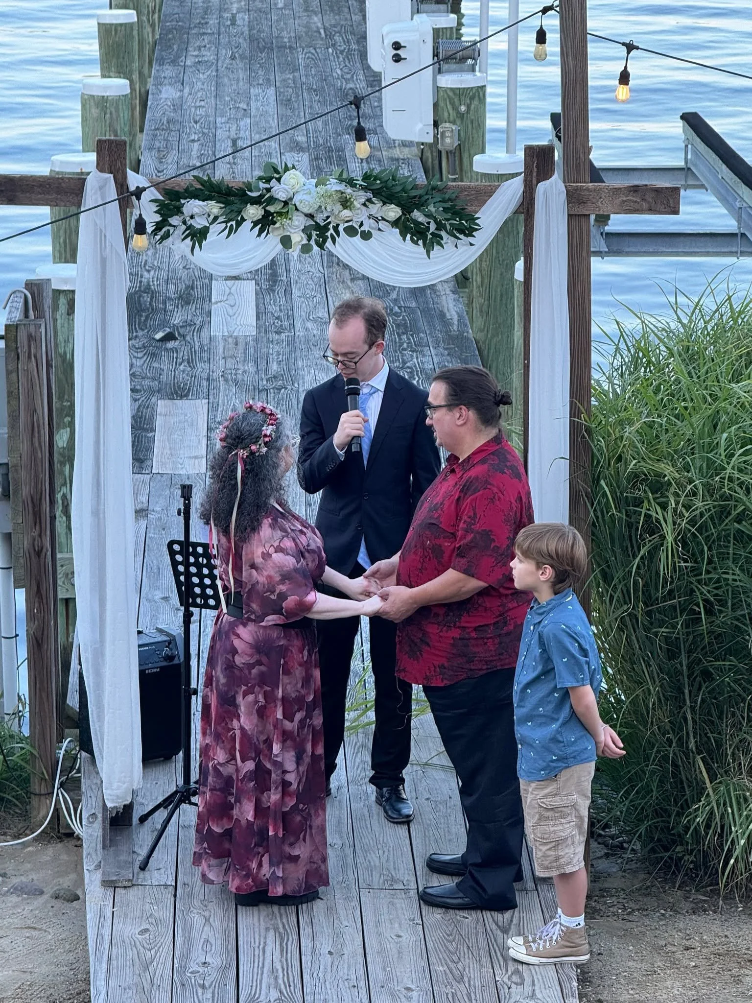✨ A Beautiful Evening on the Water celebrating Erica &amp; Steven ✨🌊🥂
This past Sunday, No Thyme to Cook had the honor of hosting a beautiful waterfront wedding and unforgettable evening. We couldn&rsquo;t be more grateful for the kind words Erica 