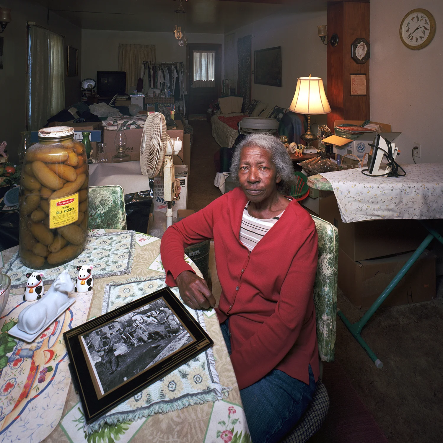Beulah Ashford, at home, near Tamms