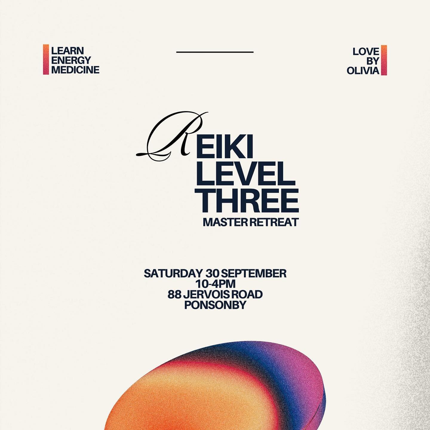 Reiki Masters Retreat is here ✨
This is the final initiation and commitment to the 5 Reiki Principles. 
Learn the Reiki Master Symbol, and learn how to fully integrate Reiki to be a teacher in your community. 
You must have held Reiki Level 2 for 