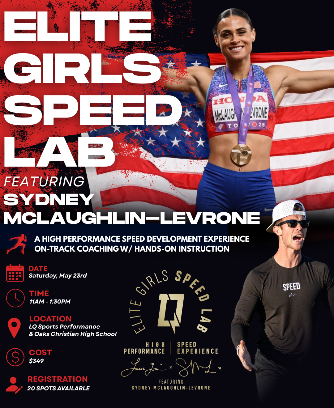 Elite Girls Speed Lab featuring Sydney McLaughlin-Levrone
