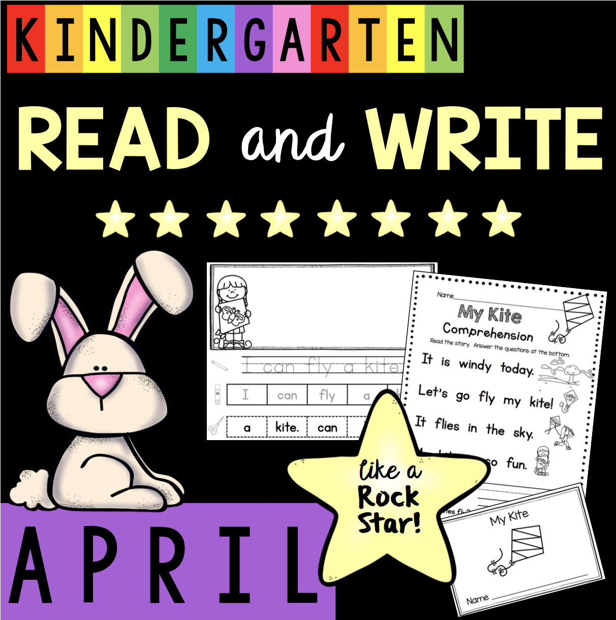 Reading & Writing Rock Stars - April FREEBIES