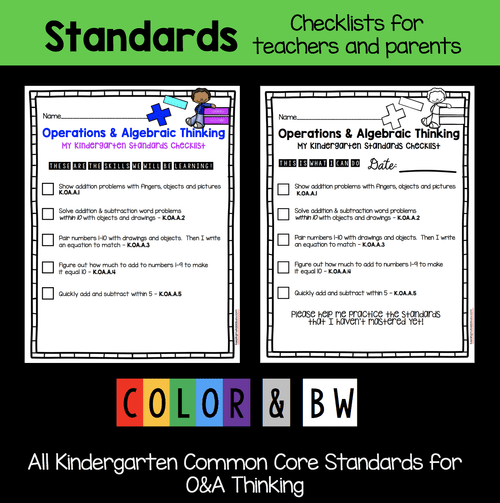 Operations & Algebraic Thinking Bundle - FREEBIES — Keeping My Kiddo Busy