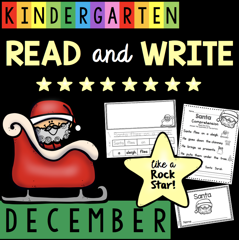 December Reading and Writing - Christmas - FREE BOOK