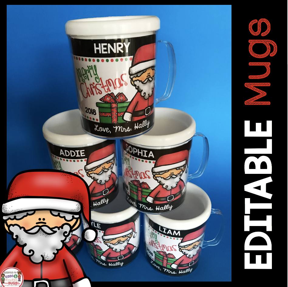 Personalized Santa Mugs