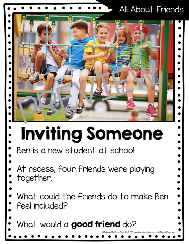 All About Friendship FREE ACTIVITIES Keeping My Kiddo Busy