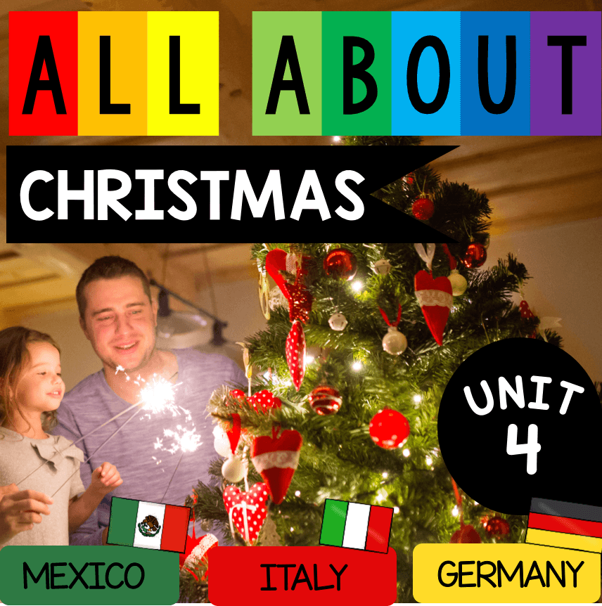 All About Christmas - FREE ACTIVITIES - Mexico Italy and Germany