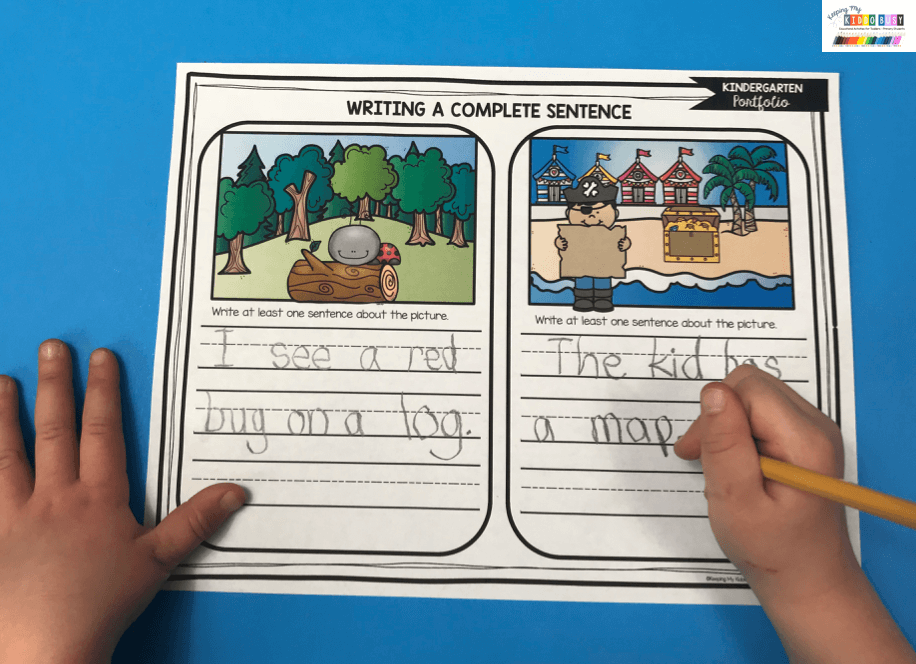 kindergarten writing assessment