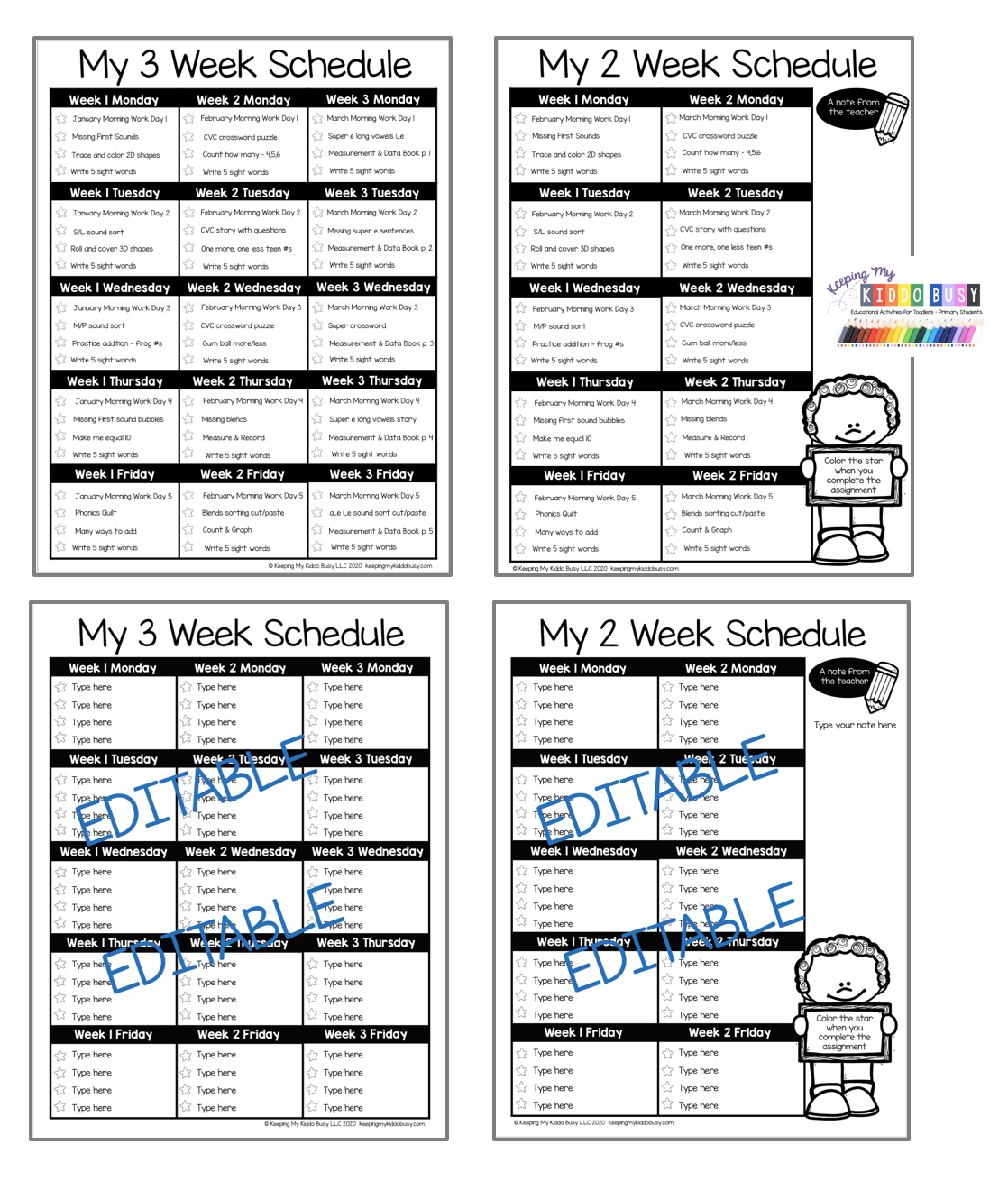 Free Emergency At Home Learning Pack Keeping My Kiddo Busy