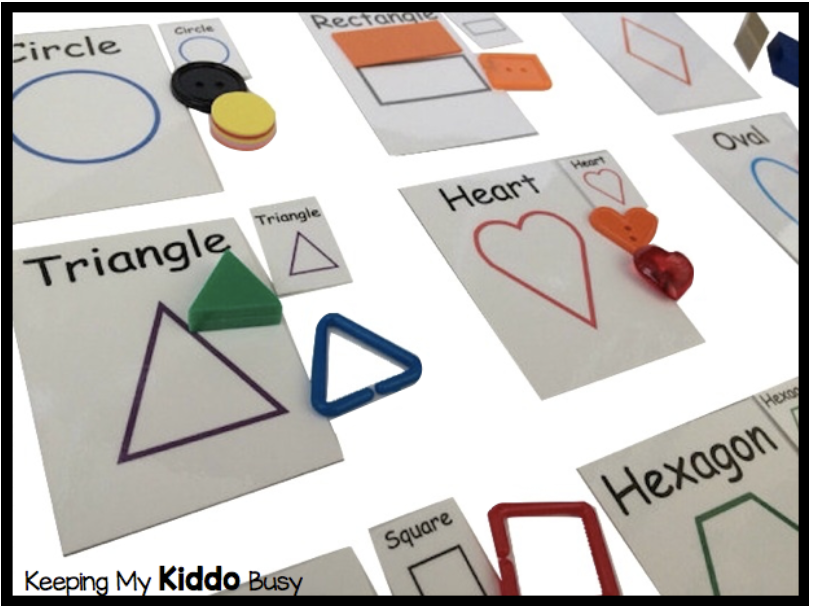 free toddler busy bags learning about shapes