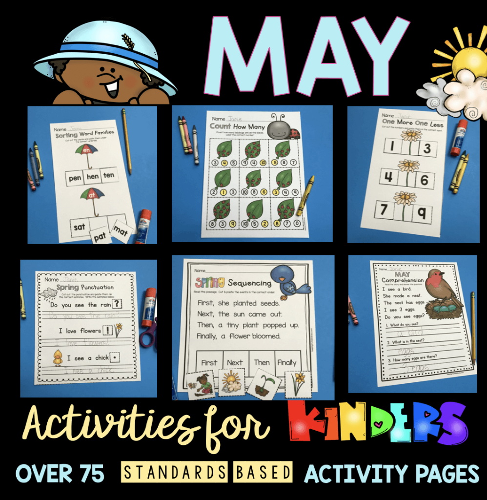 May in Kindergarten - FREEBIES