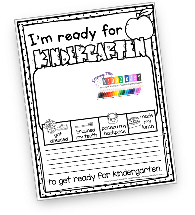 First Week In Kindergarten Keeping My Kiddo Busy