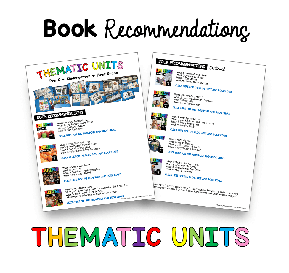 Thematic Units Keeping My Kiddo Busy
