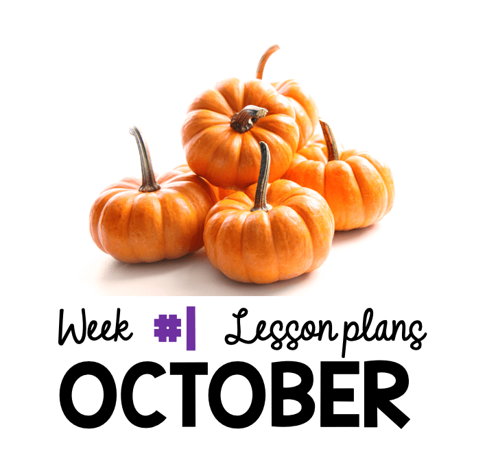 October Week 1 - Free lesson ideas and tips