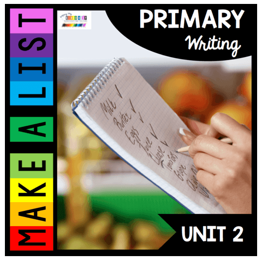 Unit 2 - Writing Lists