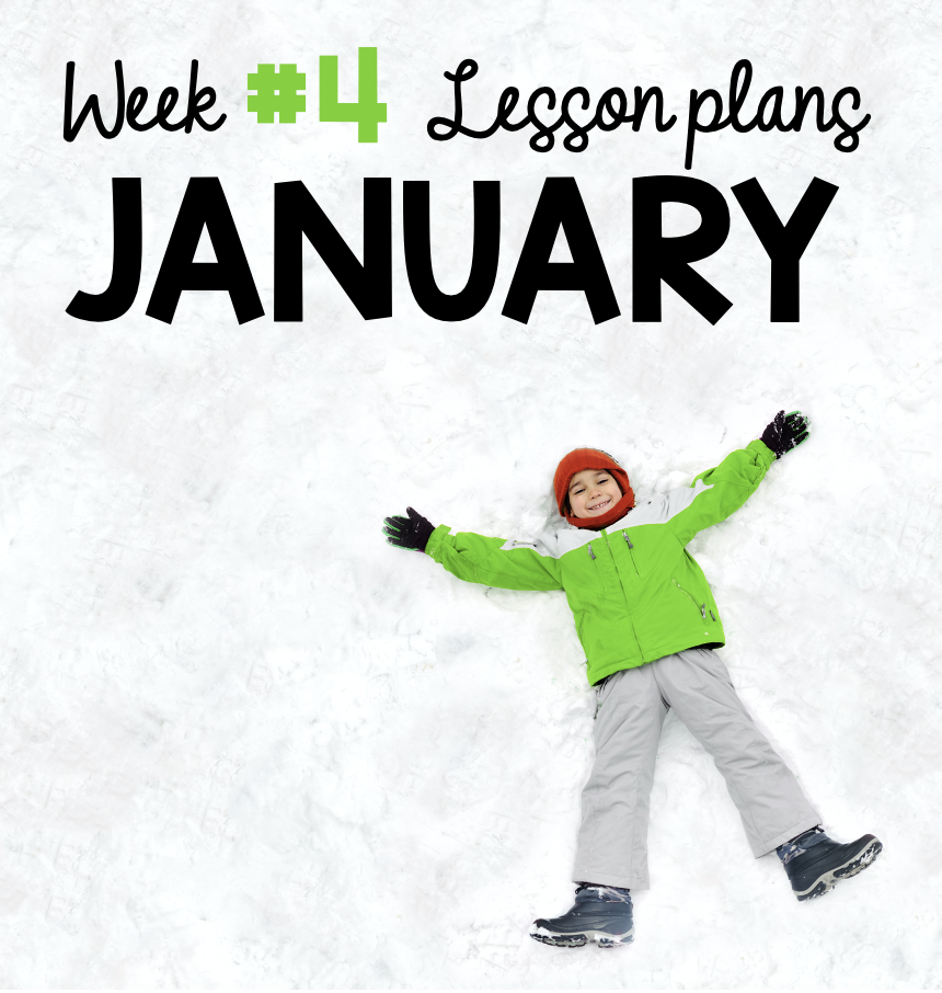 January Week 4 in Kindergarten - Phonics, Math, Winter Enrichment and MORE!