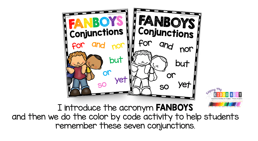 FANBOYS Grammar Poster