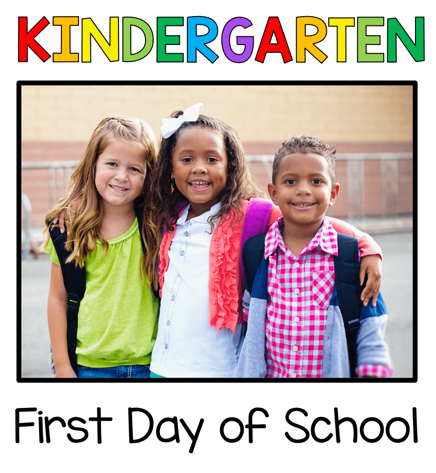 FREE lesson plans for the first day of kindergarten — Keeping My Kiddo Busy