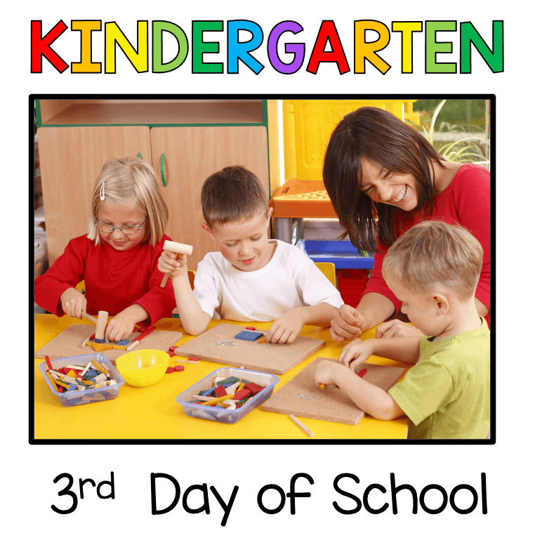 It is the third day of kindergarten! What do I teach? FREE UNIT