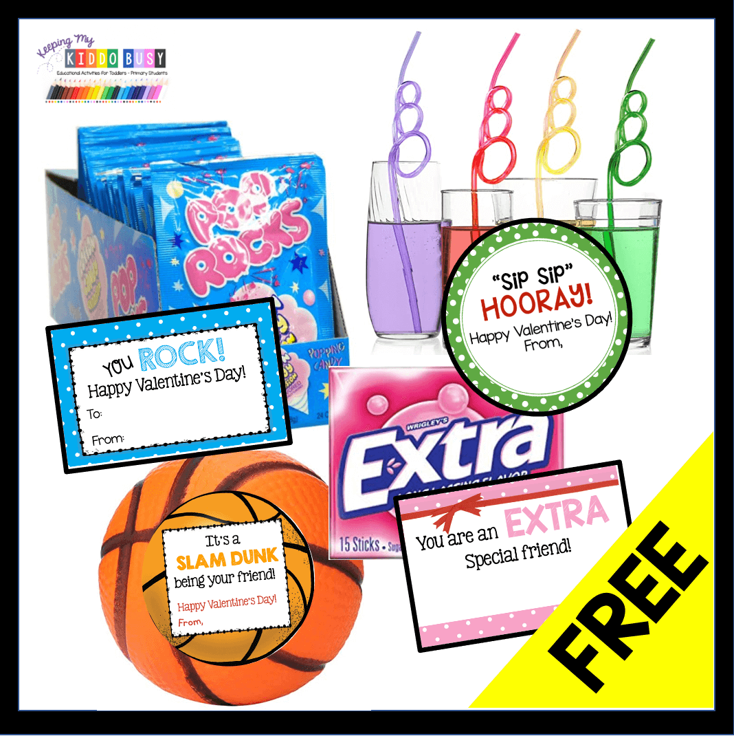 FREE Valentine's Day Cards - PreK - Kindergarten and First Grade