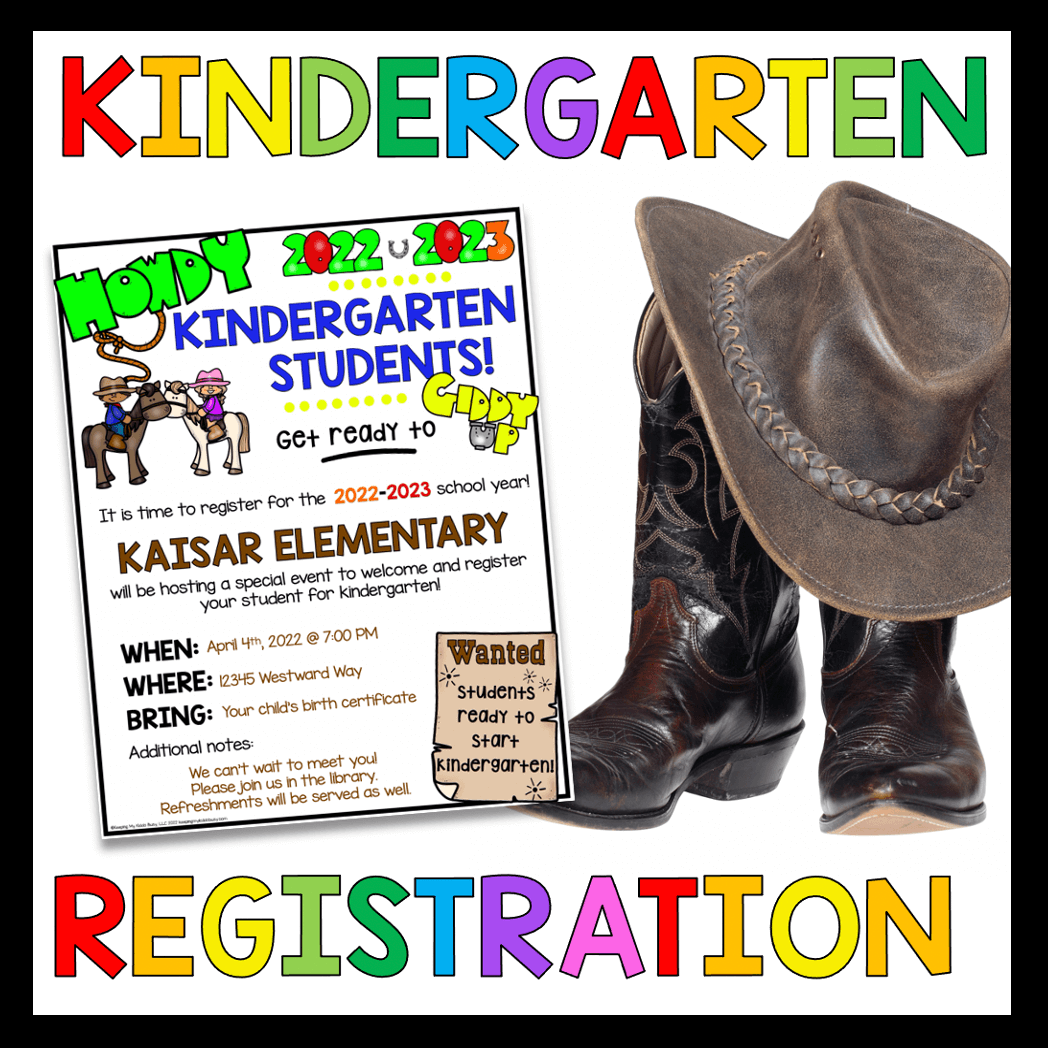 Kindergarten Roundup Orientation - FREE FORMS AND ACTIVITIES