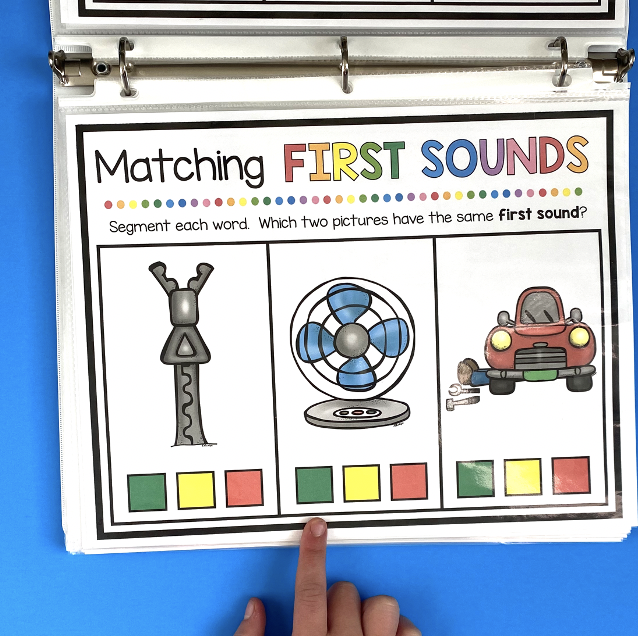 Phonemic Awareness in Pre-K and Kindergarten FREEBIES