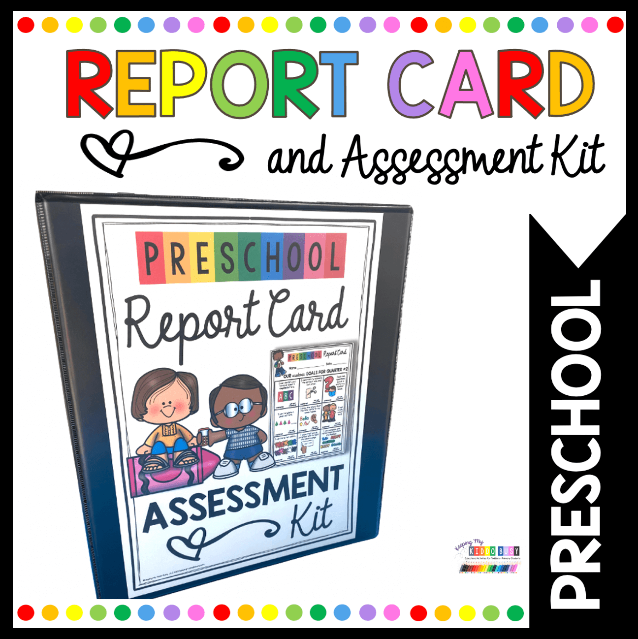 Preschool Report Card and Assessments FREE Download Parent Teacher Conferences