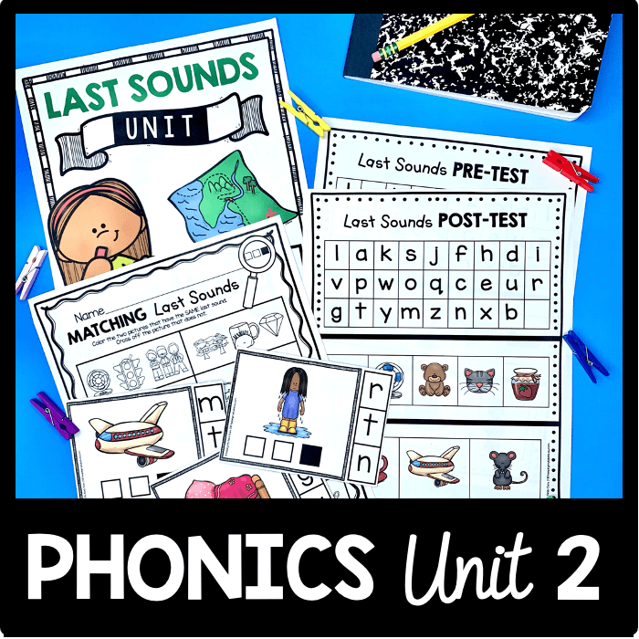 Unit 2: Final Sounds in CVC Words