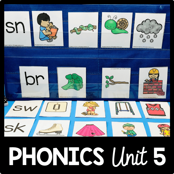 Phonics Unit 5 - Consonant Blends FREEBIE