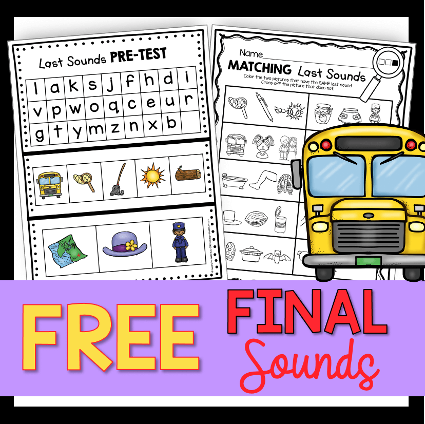 UNIT 2: FINAL SOUNDS IN CVC WORDS